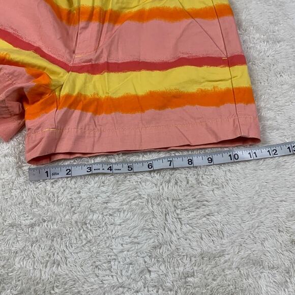 Gap Khakis SunKissed sherbert neon striped shorts, size 4 - Picture 4 of 10